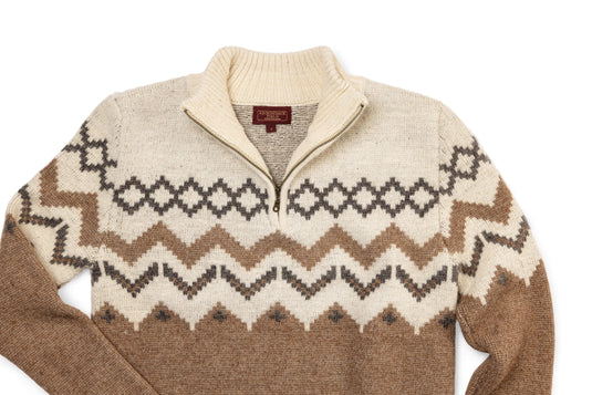 Skyward Regenerative Alpaca/Wool Sweater (Ivory)