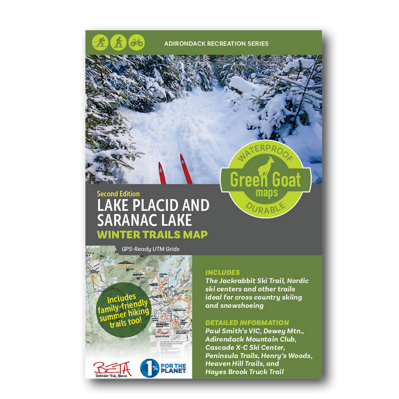 Load image into Gallery viewer, Lake Placid &amp; Saranac Lake Winter Trails Map

