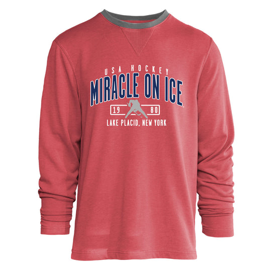Light Weight Miracle on Ice Vintage Crew