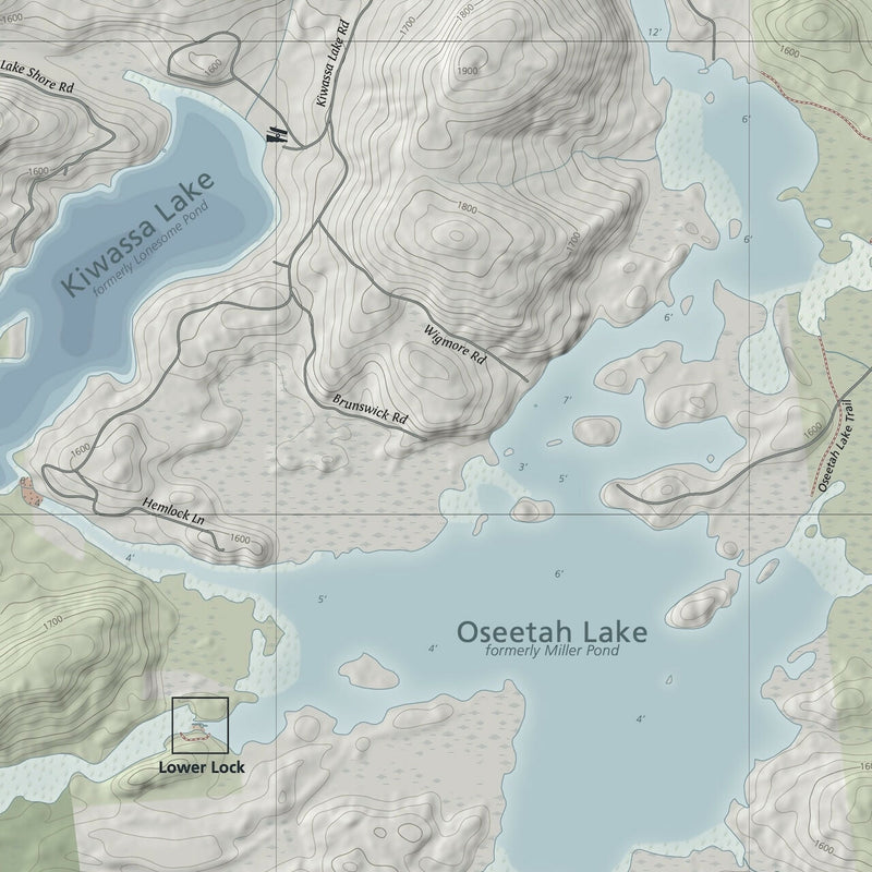 Load image into Gallery viewer, Saranac Lake Boating &amp; Fishing Map
