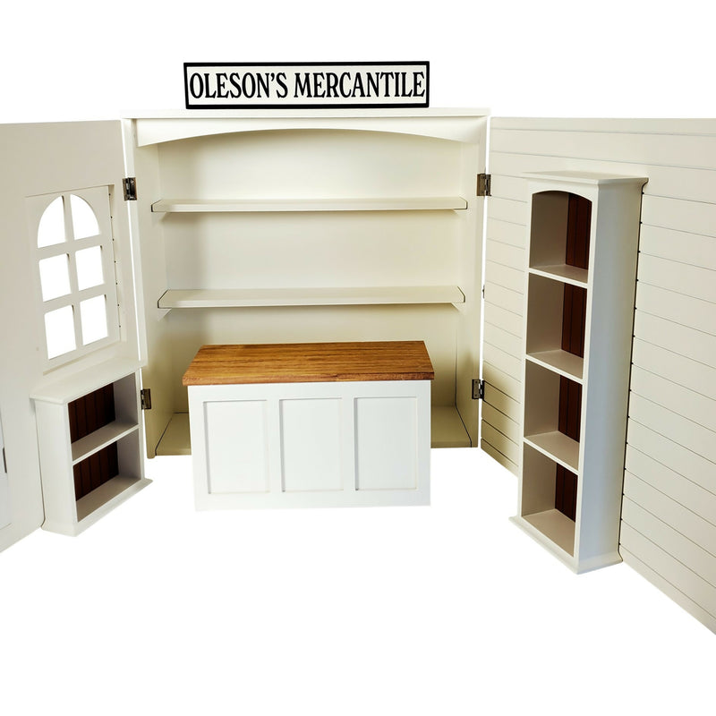 Load image into Gallery viewer, Little House on the Prairie Oleson's Mercantile Play Set For 18 inch Dolls
