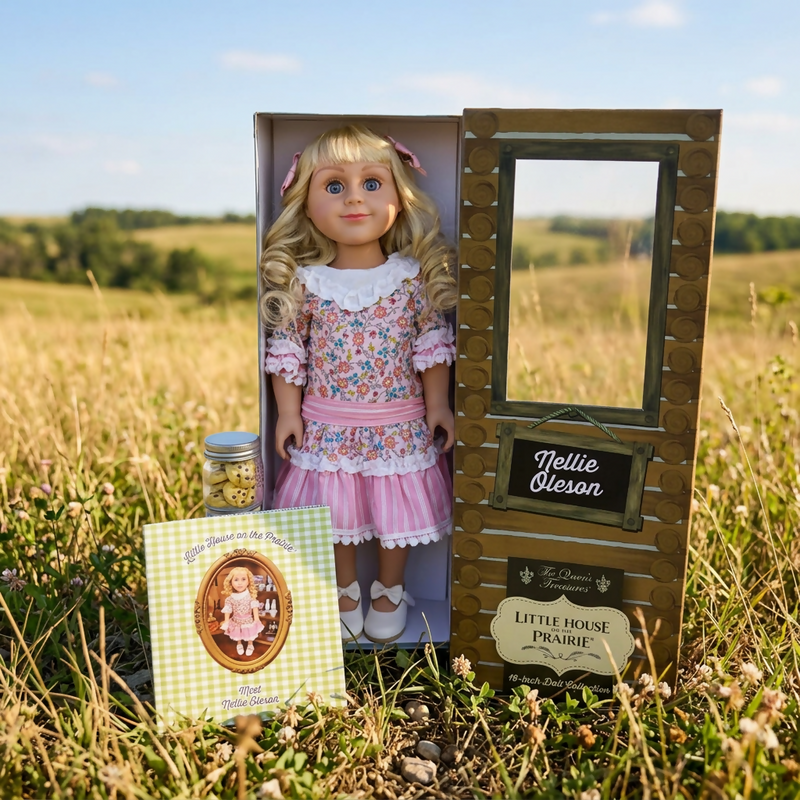 Load image into Gallery viewer, Little House on the Prairie Nellie Oleson 18 inch Doll and Accessories
