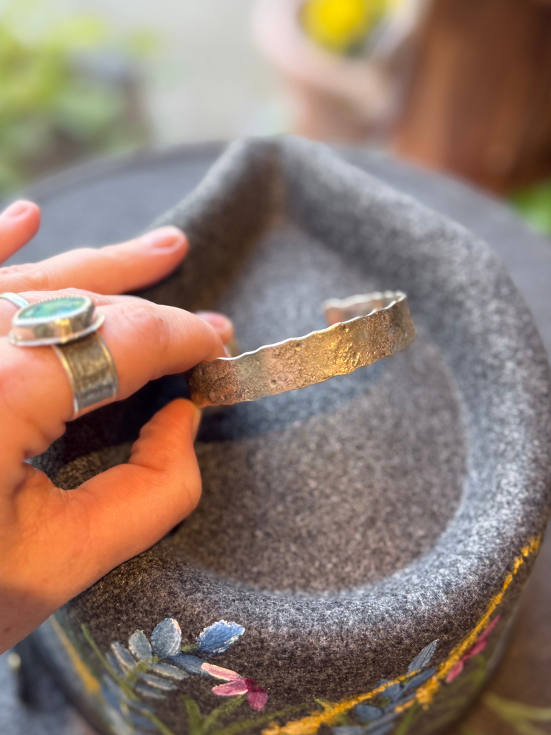 Load image into Gallery viewer, Recycled Silver Cuff
