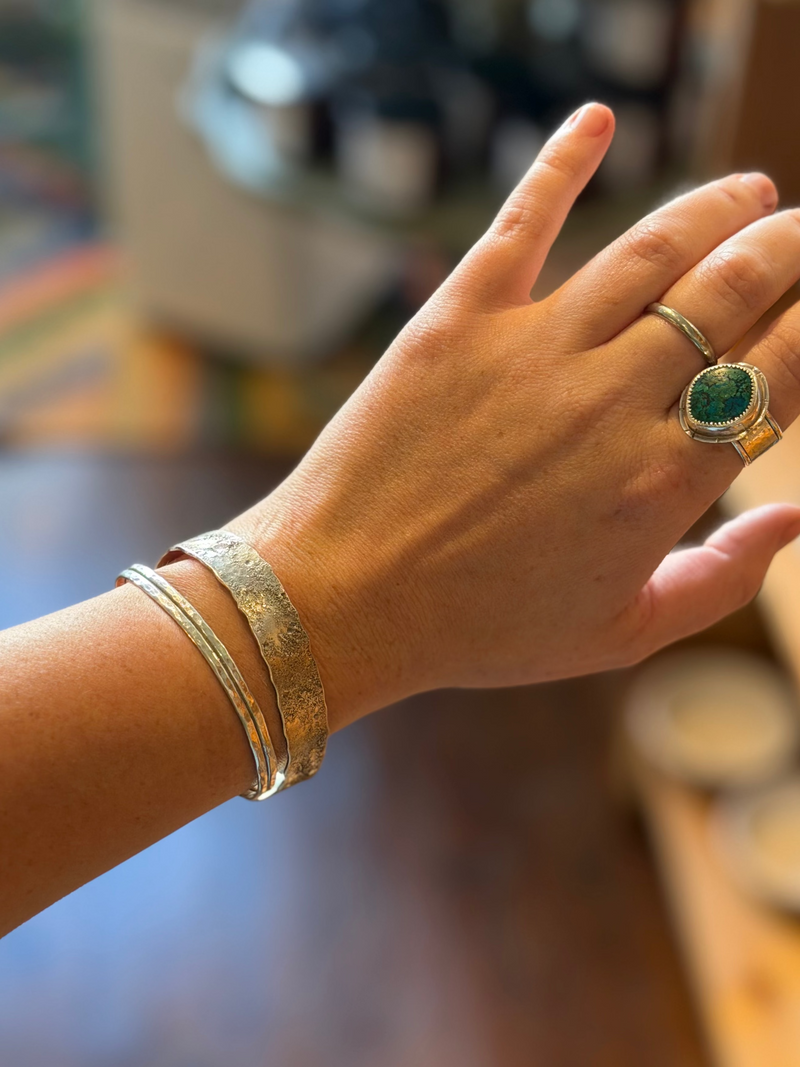 Load image into Gallery viewer, Recycled Silver Cuff
