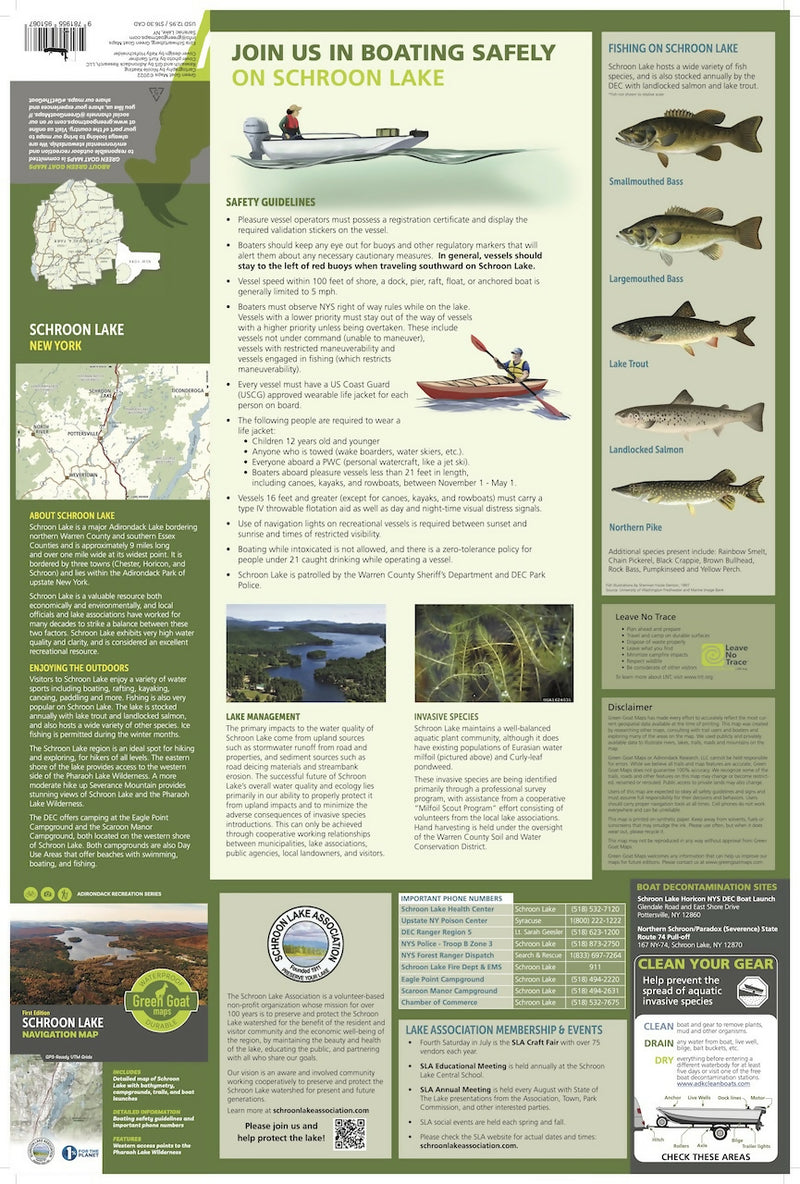 Load image into Gallery viewer, Schroon Lake Navigation Map
