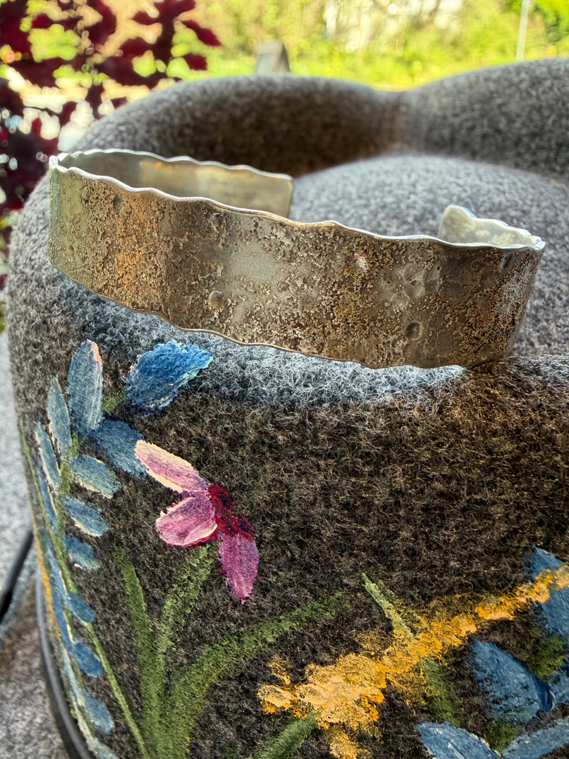 Load image into Gallery viewer, Recycled Silver Cuff
