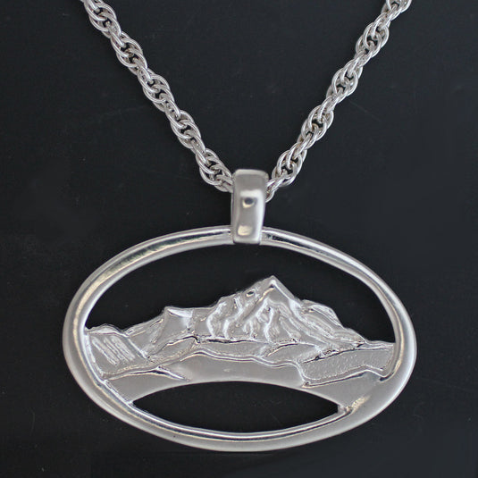 Whiteface Mountain Necklace - Solid Sterling Silver