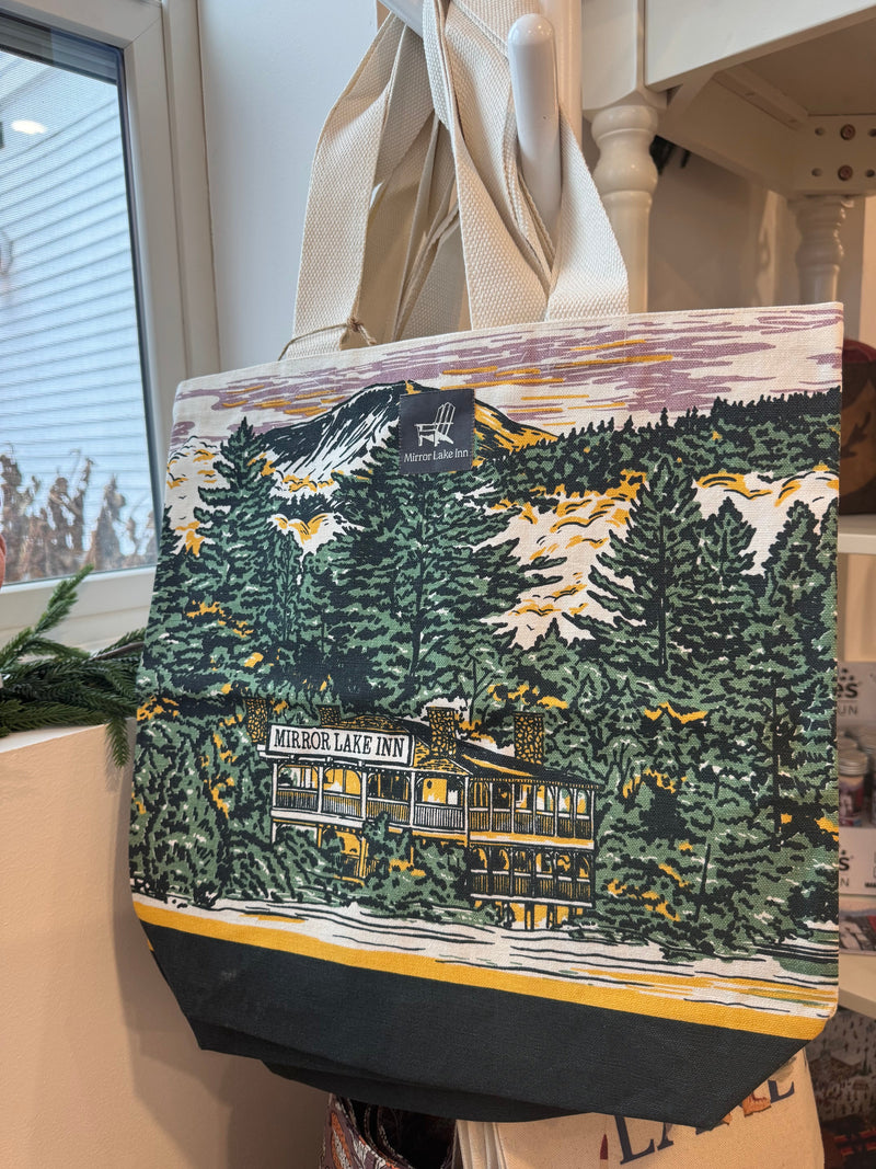Load image into Gallery viewer, Mirror Lake Inn Recycled Canvas Tote Bag
