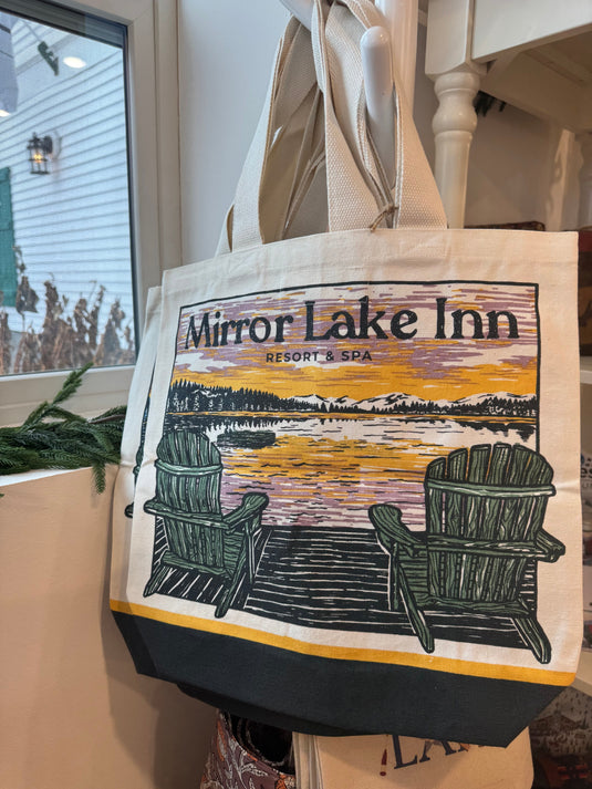 Mirror Lake Inn Recycled Canvas Tote Bag