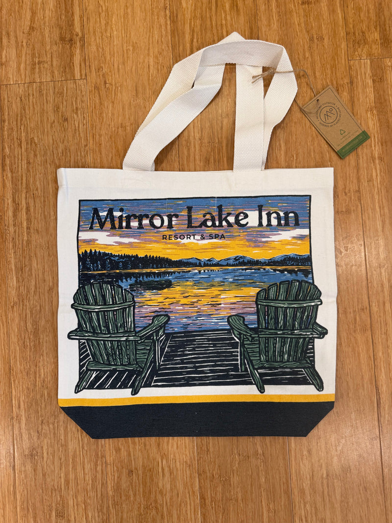 Load image into Gallery viewer, Mirror Lake Inn Recycled Canvas Tote Bag
