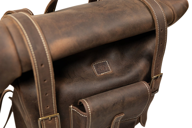 Load image into Gallery viewer, Fish Hawk Backpack | Made in America (Hemlock Brown)
