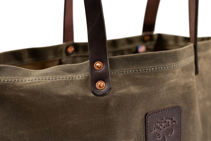 Load image into Gallery viewer, Field Tote | Cut and Sewn in America (Tan)
