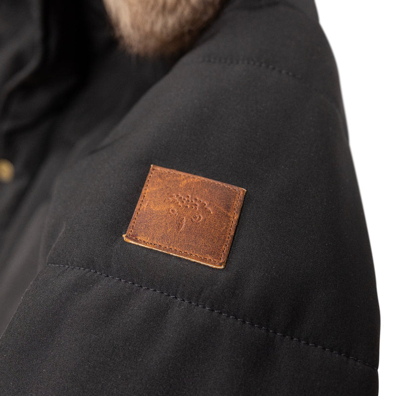 Load image into Gallery viewer, Ha-De-Ron-Dah Parka | Cut and Sewn in New York (Black)
