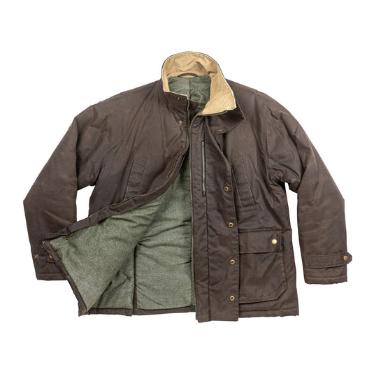 Copperas Waxed Jacket | Cut and Sewn in New York (Chocolate)