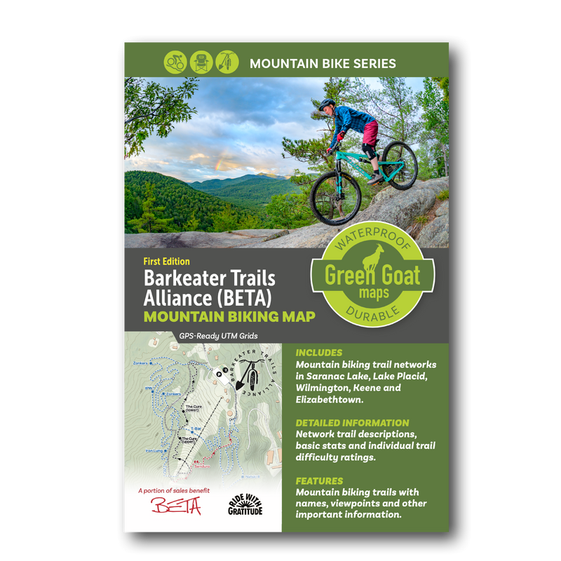 Load image into Gallery viewer, BETA Mountain Bike Map (Lake Placid Area)
