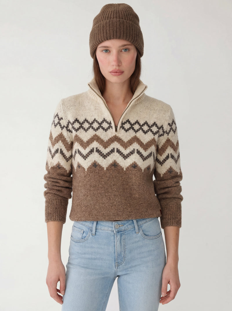 Load image into Gallery viewer, Skyward Regenerative Alpaca/Wool Sweater (Ivory)
