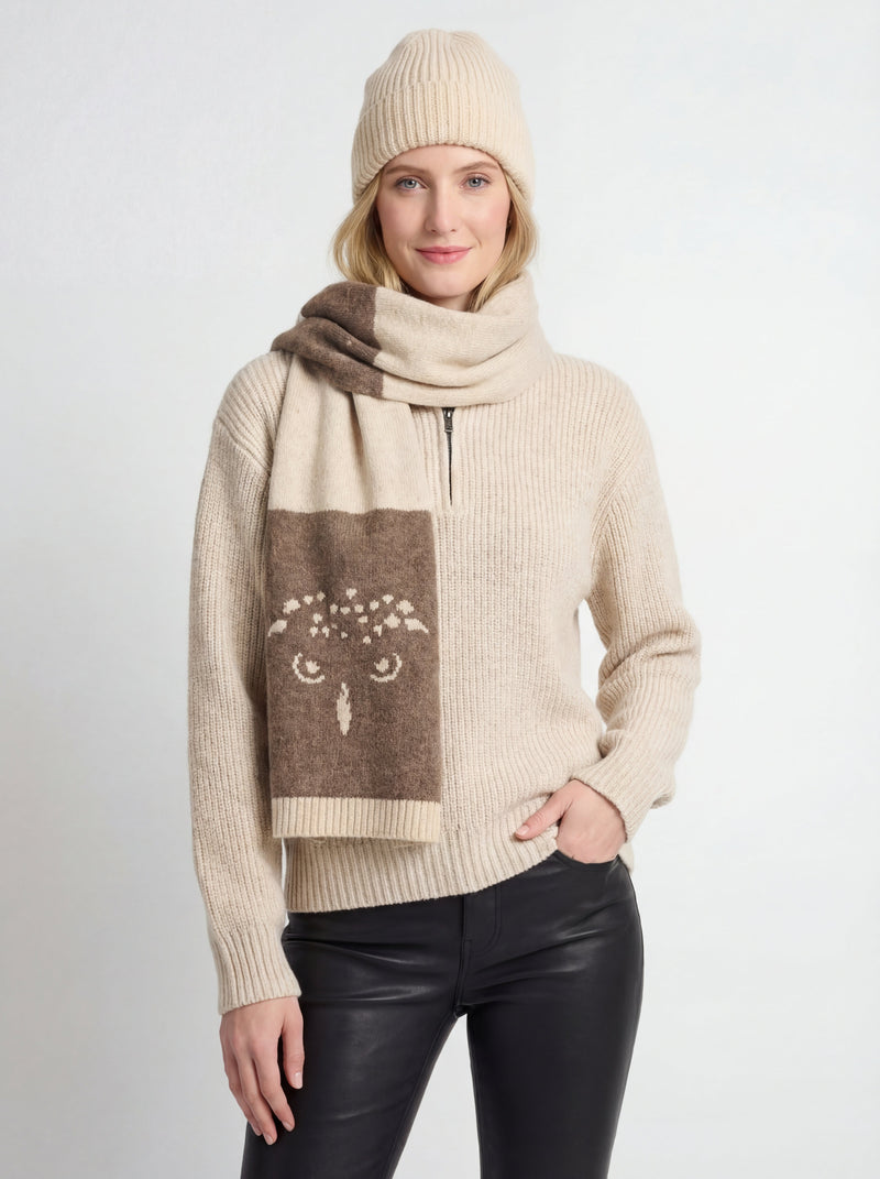 Load image into Gallery viewer, Signature Scarf | Raised and Knit in New York (Ivory)
