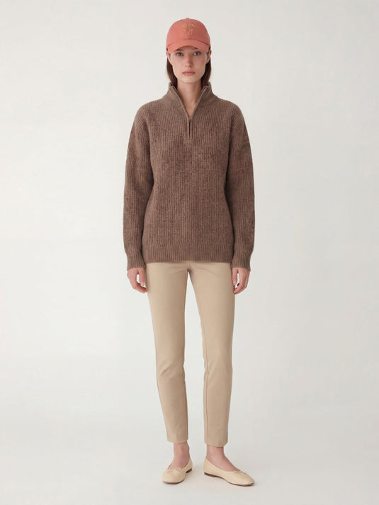 Wadhams Regenerative Wool/Alpaca Sweater (Brown)