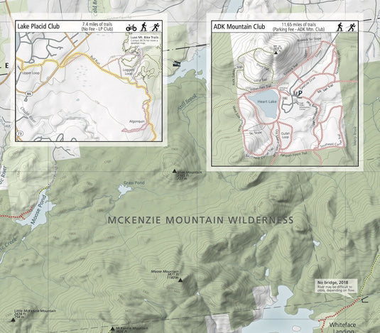 Lake Placid & Saranac Lake Winter Trails Map