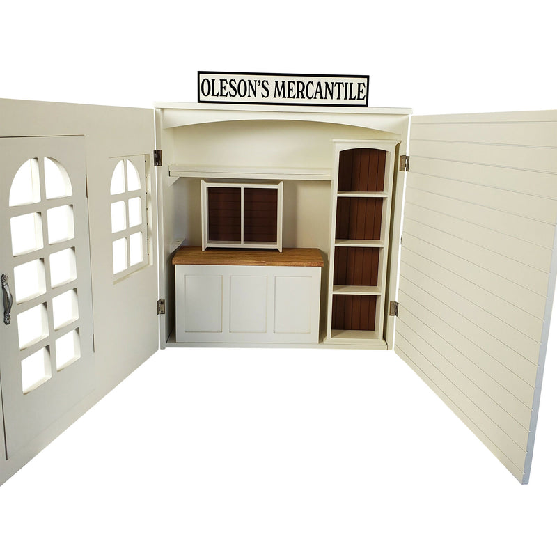 Load image into Gallery viewer, Little House on the Prairie Oleson's Mercantile Play Set For 18 inch Dolls
