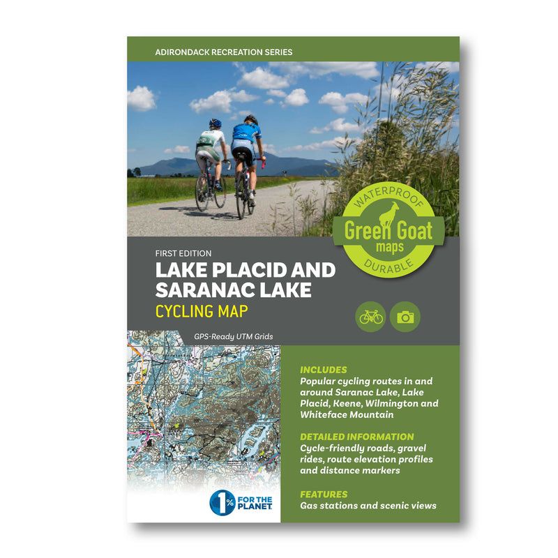 Load image into Gallery viewer, Lake Placid &amp; Saranac Lake Cycling Map
