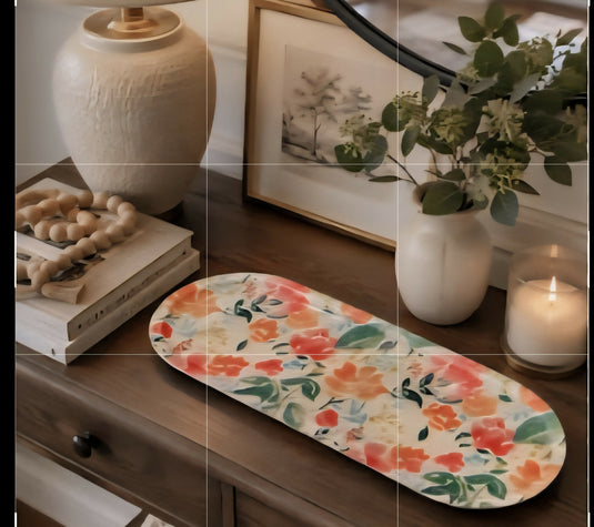 Floral Trinket Tray