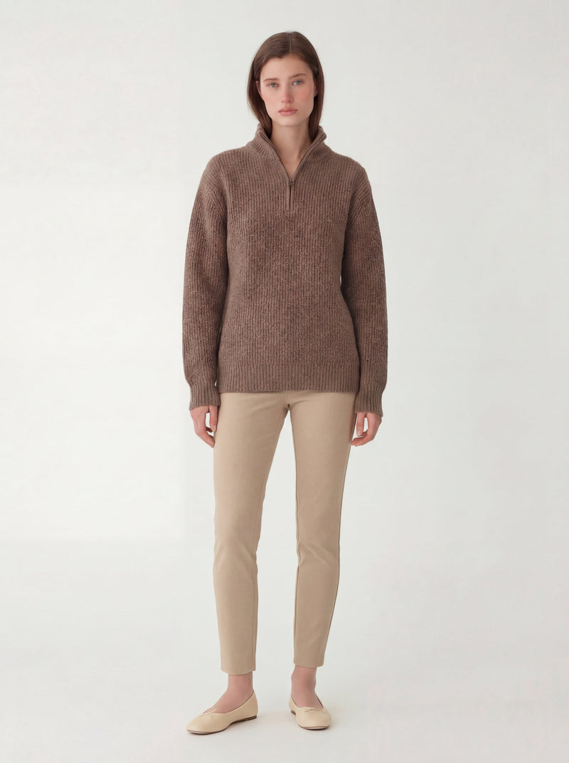 Load image into Gallery viewer, Wadhams Regenerative Wool/Alpaca Sweater (Brown)
