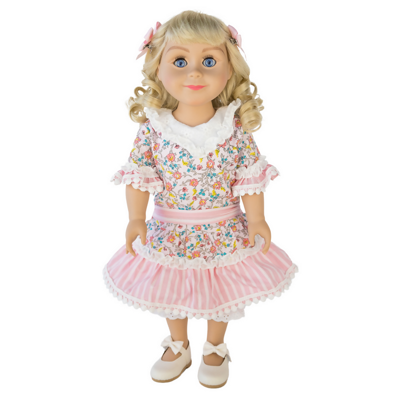 Load image into Gallery viewer, Little House on the Prairie Nellie Oleson 18 inch Doll and Accessories
