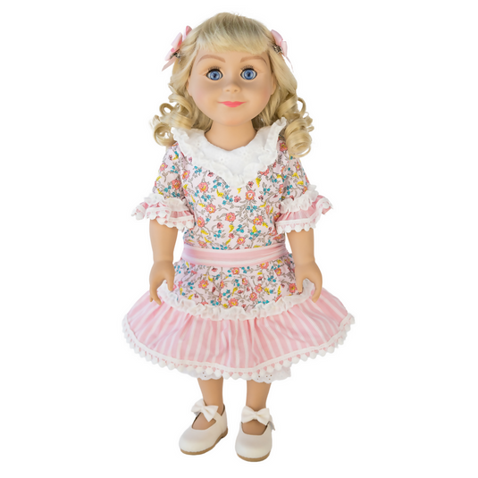 Little House on the Prairie Nellie Oleson 18 inch Doll and Accessories