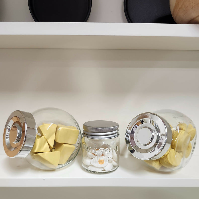 Load image into Gallery viewer, Little House on the Prairie Oleson's Mercantile 18 In Doll Store Stock Food Accessory, Cheese, Biscuits, &amp; Eggs in Glass Jars
