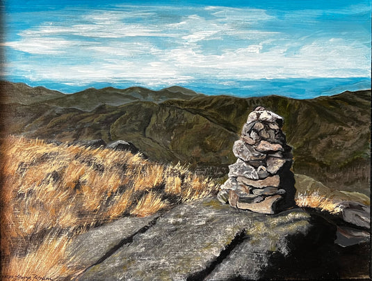 Haystack Mountain Painting