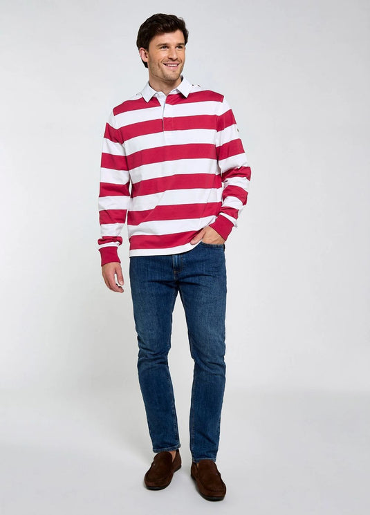 Goresbridge Red Long Sleeve Polo