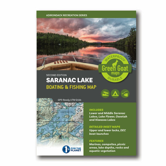Saranac Lake Boating & Fishing Map