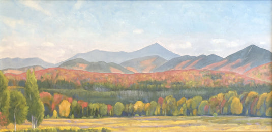 Oil Painting of Whiteface in Full Autumn Splendor
