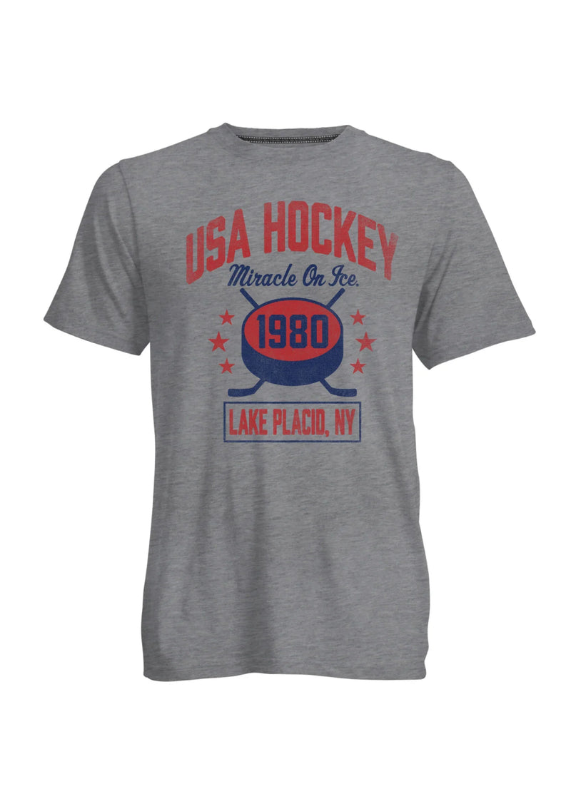 Load image into Gallery viewer, Go To Miracle on Ice Puck Short Sleeve Tee
