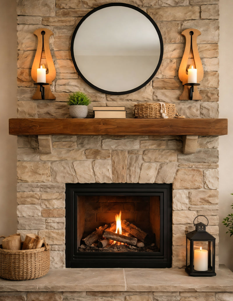 Load image into Gallery viewer, Wooden Candle Sconces
